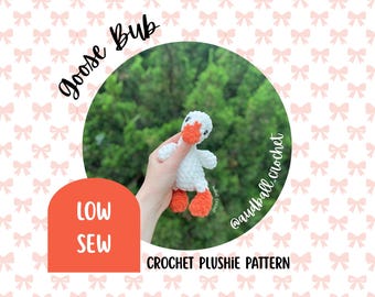 Haakpatroon voor een gansje (Goose Bub Plushie): Amigurumi met weinig naaiwerk (PDF-patroon)
