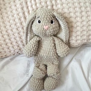 Bethany the Bunny Crochet Snuggler Pattern | LOW SEW crochet pattern | amigurumi | crochet bunny | snuggler pattern