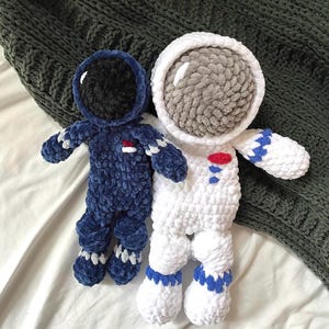 Lot de patrons de couette astronaute au crochet : Amigurumi à faible couture (Patron PDF)