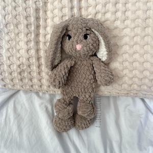 Baby Bethany Bunny Crochet Snuggler Pattern | LOW SEW crochet pattern | amigurumi | crochet bunny | snuggler pattern