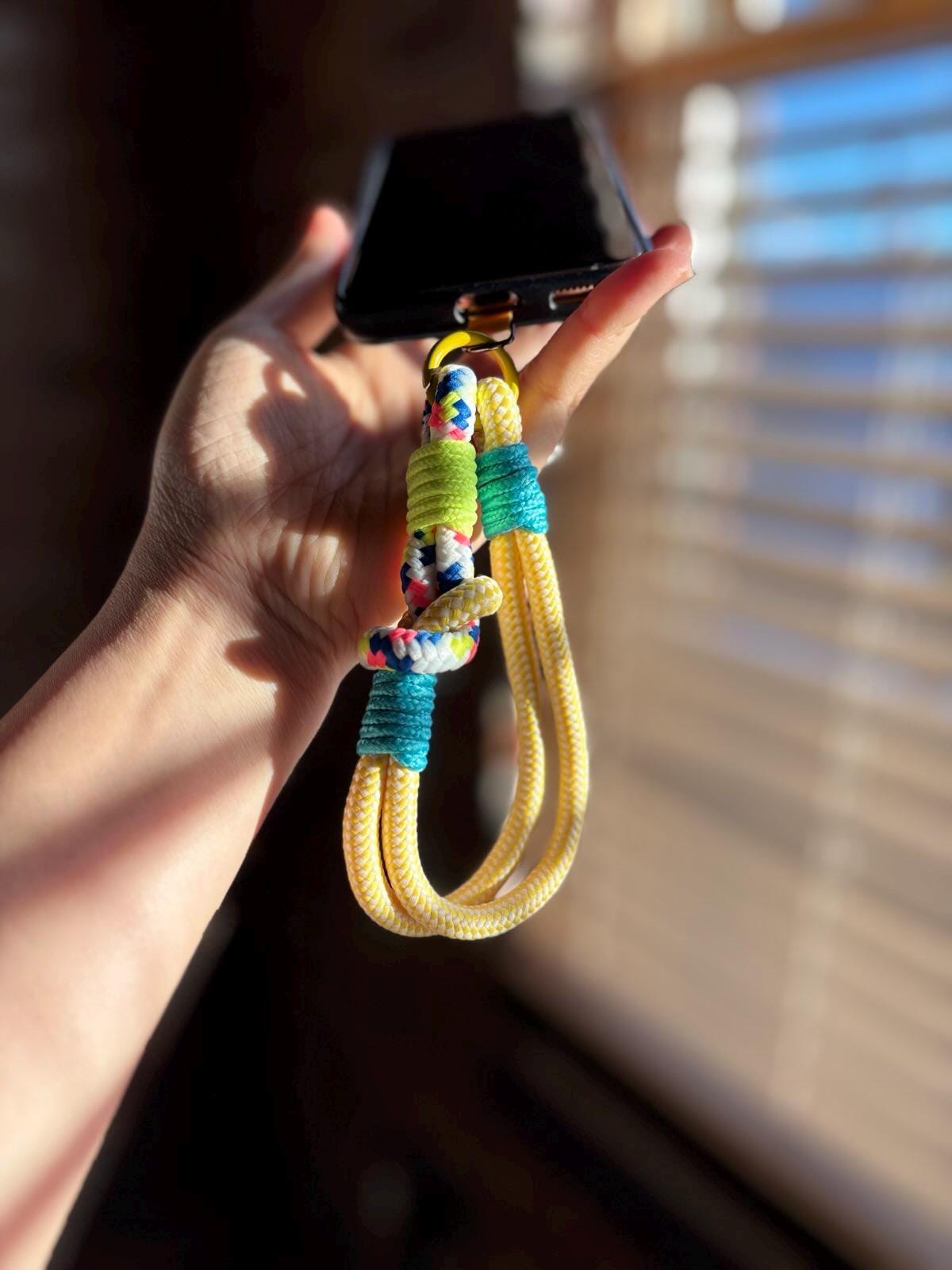 Long Rope Hip Keychain Colorful Rope Loop Keychains/ Phone Holder - Etsy