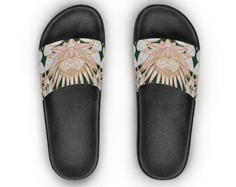 Women's Slide Sandals forest flower