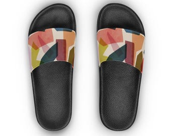 Women's Slide Sandals color block