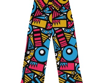 Pantalones de pijama estampados para mujer, pantalones de dormir con estampado integral.