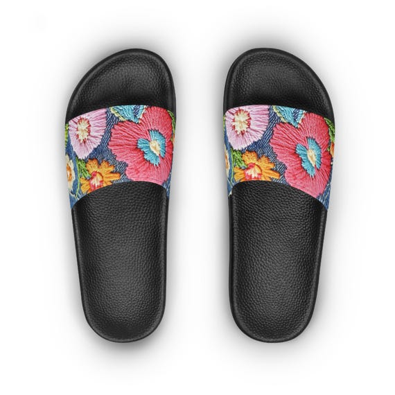 Sandali Da Spiaggia Donna Con Motivo Floreale – EVA Antiscivolo – Taglie 36-41 – Comodi E Leggeri