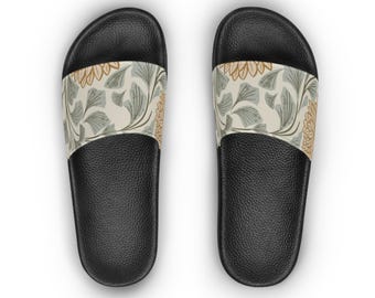 Women's Slide Sandals happy blooms
