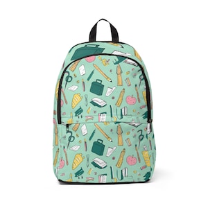 Unique Fabric Backpack | Perfect for Students, Crafters, Gifts for Artists, Eco-Friendly School Bag, Unique Gift