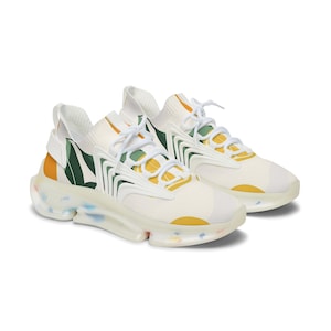 Women’s Printed White Sneakers – Stylish Casual Shoes, Comfortable Walking Sneakers, Trendy Footwear for Everyday