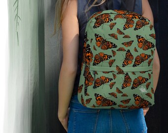 Camouflage Painted Lady Backpack