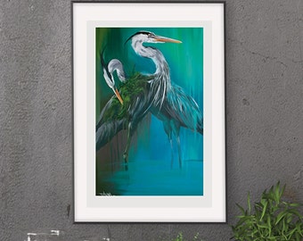 Herons - Limited Edition Print (25)