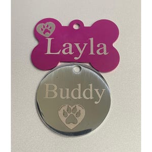 Personalisierte Haustiermarke für Katzen, Hunde und andere Fellbabys
