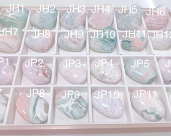Highly Sought ! Unicorn Jasper in hearts and palm forms.