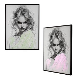 Ana - Göttliche Frauen-Kollektion | Poster von OptiArt®