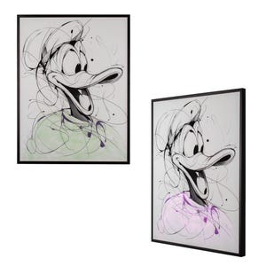 Paperino n. 3 / Collezione di cartoni animati giocosi - Poster di OptiArt®