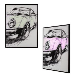Porsche 911 / Colección Masterpiece Cars - Póster de OptiArt®