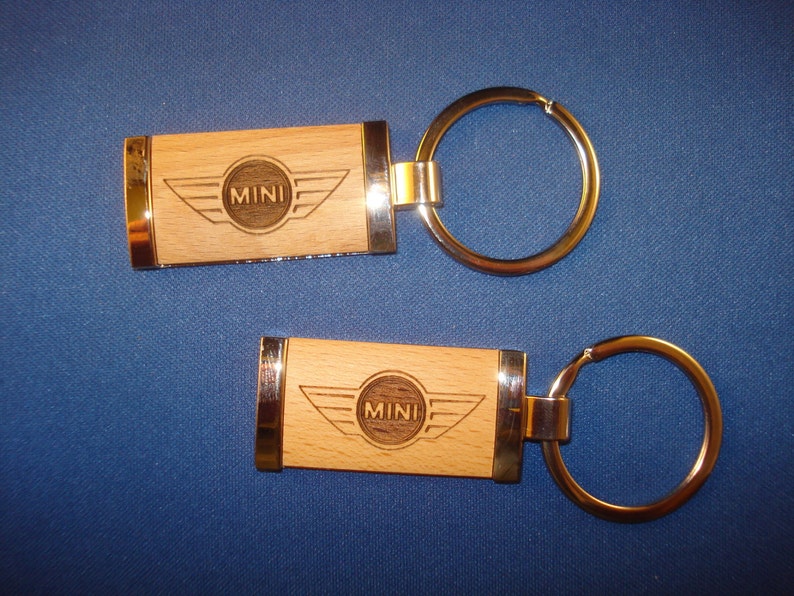 Mini Cooper Keychain Laser Engraved. Great Christmas Gift Etsy