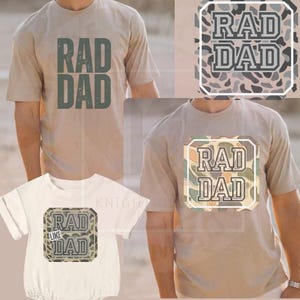 Rad Dad Design Bundle, Dad, Fathers, Built Different, Rad like Dad, Shirt, Digital Download, 12+ designs