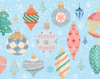 Árbol de Navidad preppy, patrón sin costuras, patrón, fondo digital, invierno, tela personalizada, papel