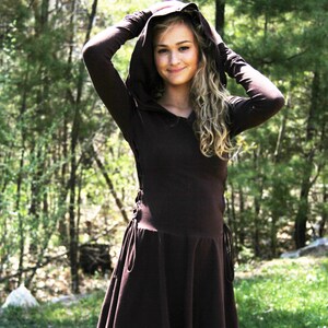 Dress / High Low Dress / Low High Dress / Hoodies for Women /Hoodies  /  Lace Up Dress / Casual Dresses