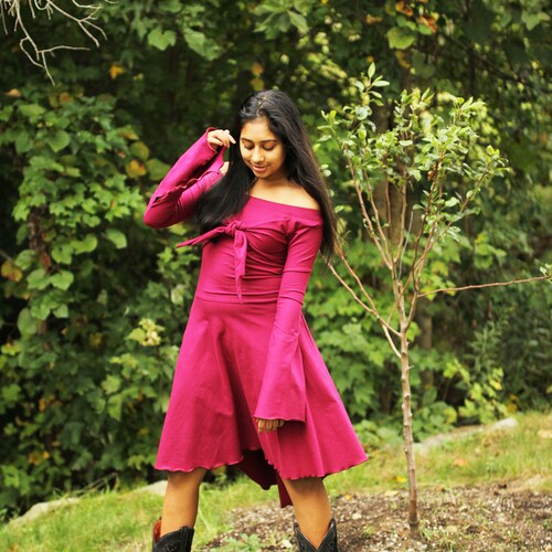 Shops off the shoulder ruffle dress
