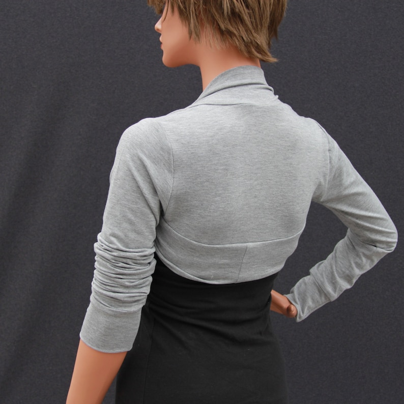 Shrug / Grey Shrug / Light Grey Shrug / Bolero / Wedding Shrug Etsy