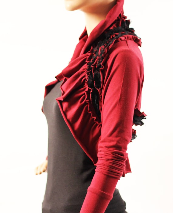 Elegant Bolero Shrug for Women | Fitted Long Sleeve Shrug | Perfect for Dresses & Weddings | Versatile Bolero Top