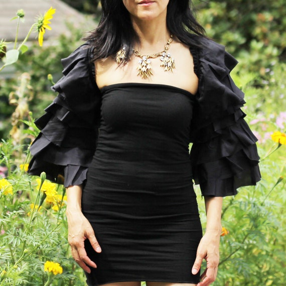 Black Silk Shrug Bolero Wedding Shrug Jacket Bridal Shrug Bridal Accessories Wedding Bolero Etsy Canada