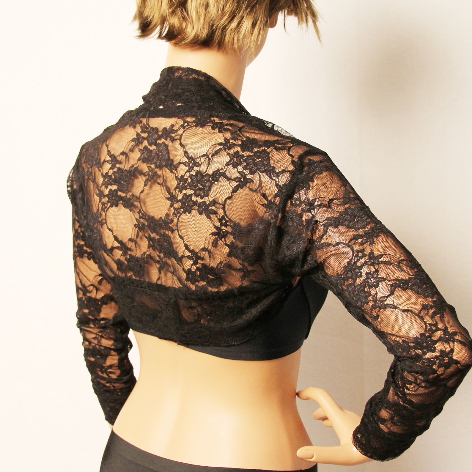Shrug / Lace Shrug / Black Lace Shrug / Bolero / Bridal Shrug Etsy