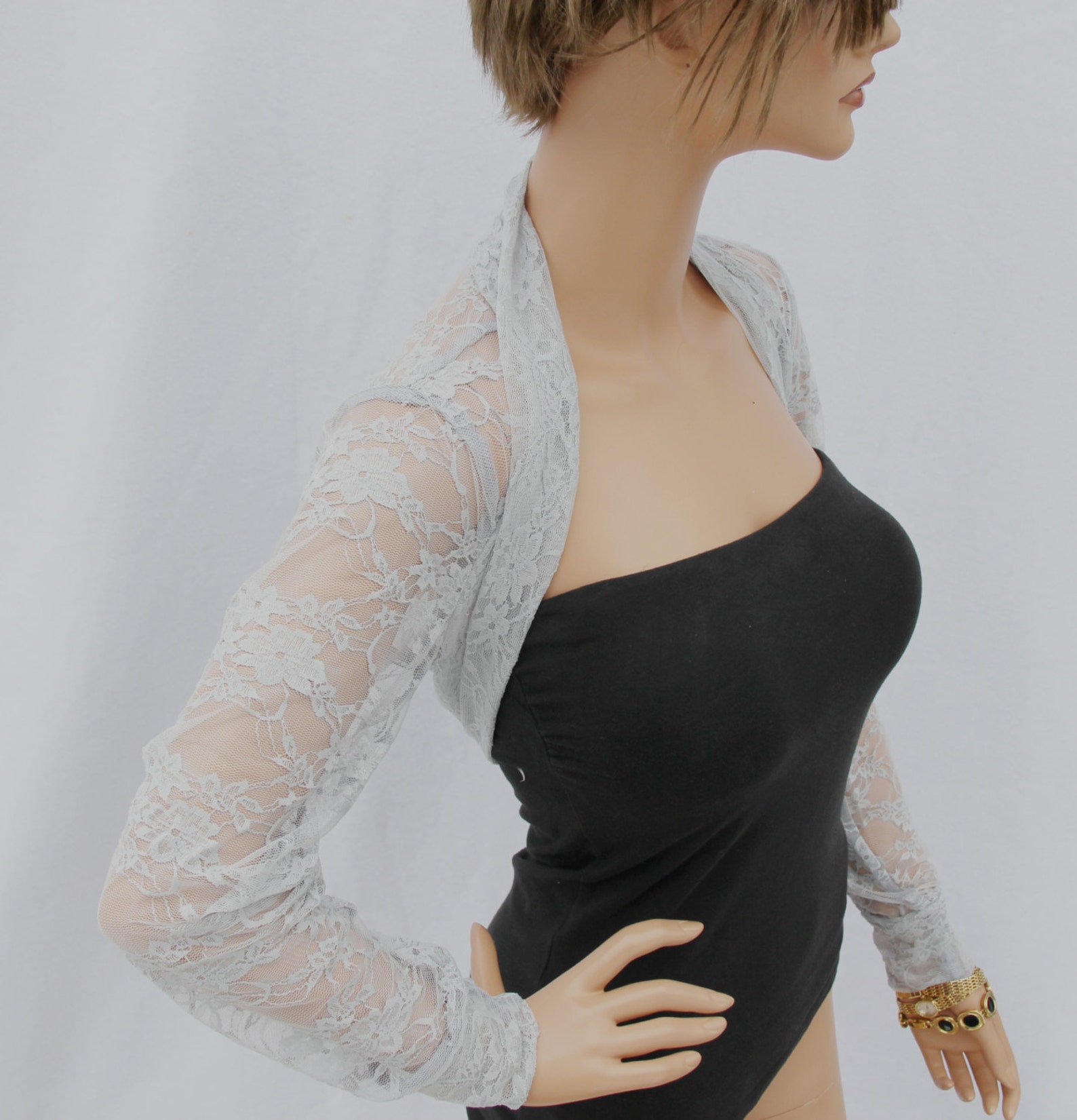 Shrug / White Lace Shrug / Lace Shrug / Bolero / Wedding Etsy