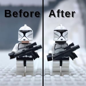 Clone Trooper Neck Pieces for LEGO Minifigures – Custom Armor Neck Accessory for Star Wars Clones – Fits Phase 1 & Phase 2 Helmets