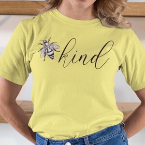 Bee Kind T-Shirt: Positive Unisex Softstyle Tee