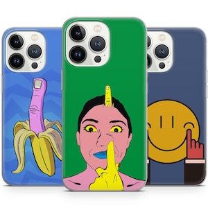 Comedy Art in Your Pocket, Meme Phone Cover For Iphone 16 15 14 13 12 Pro Max, Fits Samsung 24 23 22 Plus, fits Google Pixel  9 8 7 6 pro