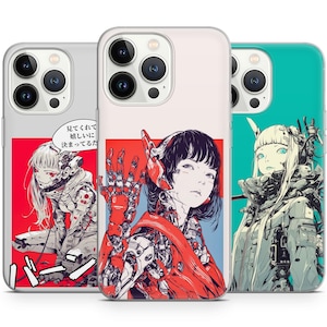 Anime Cartoon style Phone Case For Iphone 16 15 14 13 12 Pro Max, Fits Samsung 24 23 22 Plus, fits Google Pixel  9 8 7 6 pro