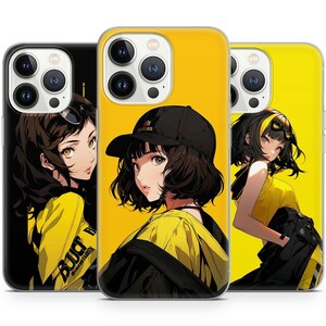 Anime Inspired Lady Phone Cases For Iphone 16 15 14 13 12 Pro Max, Fits Samsung 24 23 22 Plus, fits Google Pixel  9 8 7 6 pro