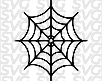Spider Web SVG Halloween, Spooky Web DXF, Cobweb Halloween, Laser Cut File, CNC Engraving, Cricut Cut File