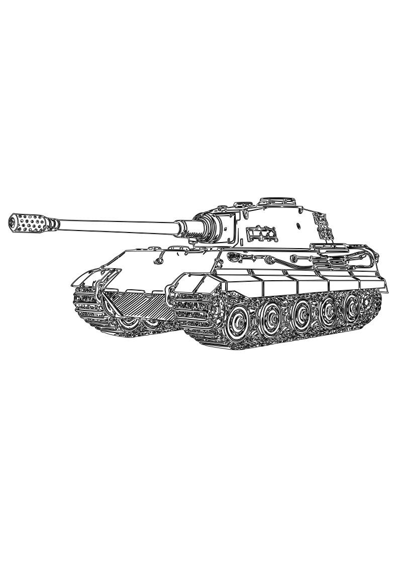 E-75 Tank SVG DXF File | Laser Engraving File | CNC File | Laser Cut ...