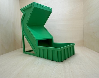 Quiet Dice Tower with Noise-Reducing Lining – Perfect for Classrooms and Game Nights