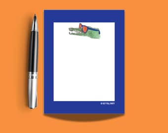 Gator Notepad: Florida Alligator with Sunglasses (A2, 50 Pages)