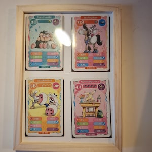 Magnifique tableau de cartes Diddle vintage années 2000