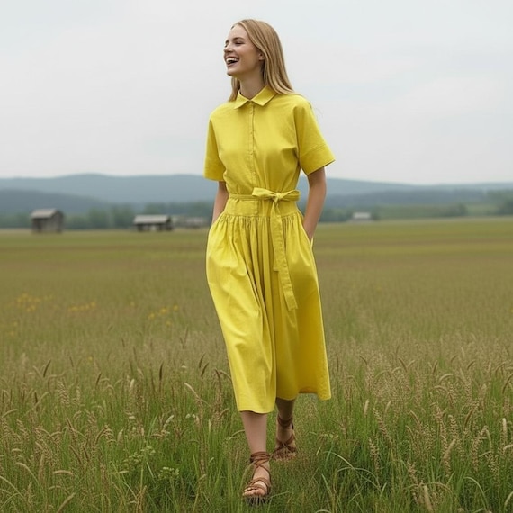 bright yellow midi dress Lulus | Light Yellow Square Neck Trumpet Midi Dress | Womens | Medium (Available in XS, S, L, XL)