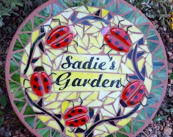 Custom Garden Memorial Stepping Stone