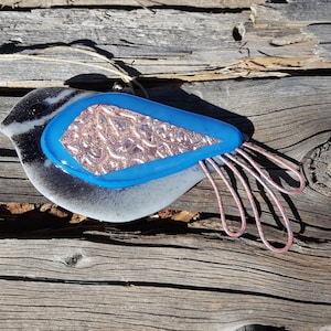 Songbird Fused Glass Ornament