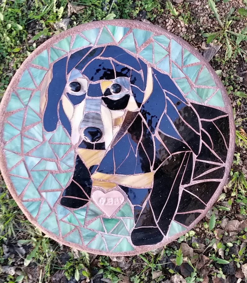 Pet Memorial Stepping Stone Etsy