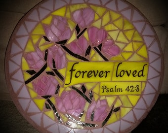 Custom Roses Memorial Stepping Stone