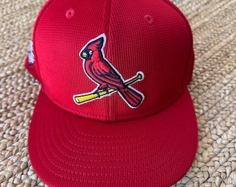 Like New Deadstock St. Louis Cardinals Official MLB  Baseball Cap - New Era Official On Field Cap - size 7 1/4  Florida Spring Training 2024