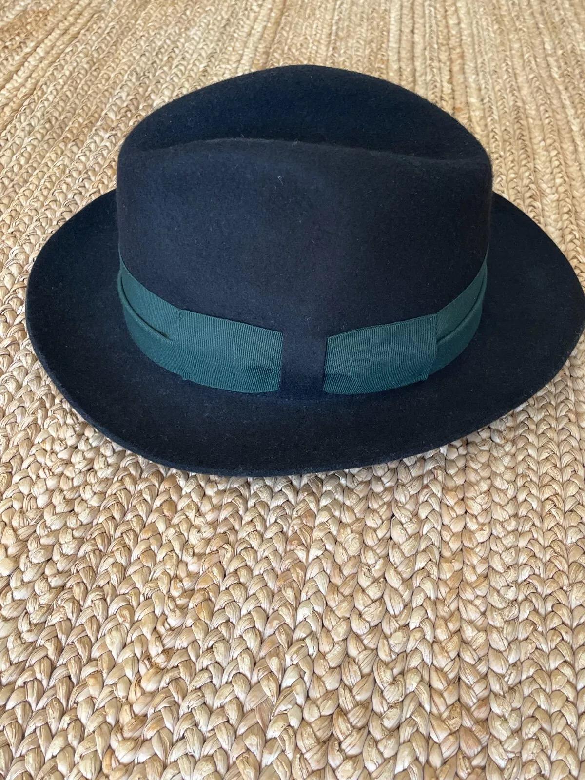 Paul Smith Fedora - PAUL SMITH Size Mens Medium Black Hat  display picture 2