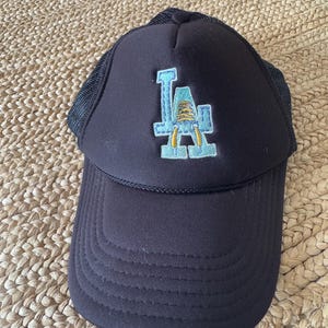 Used LA pieces of fashion Black Tucker Cap - Snapback Trucker Hat