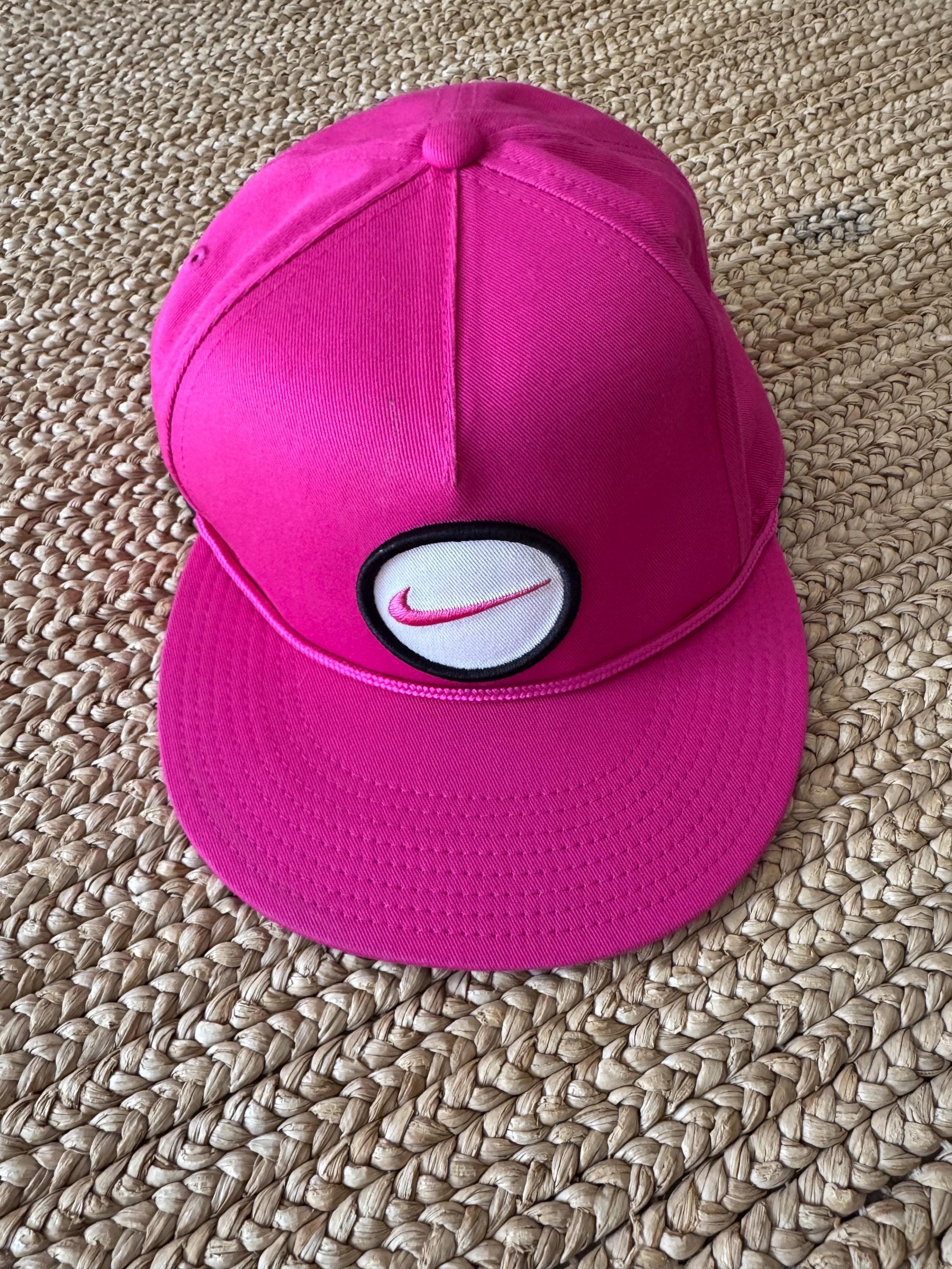 hot pink nike cap