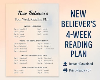 Przewodnik do studium Biblii dla początkujących – 4 tygodnie Pisma Świętego (do druku w formacie PDF) – do pobrania natychmiast