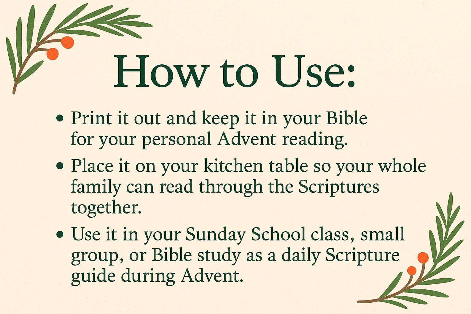 Printable Advent Reading Plan Etsy